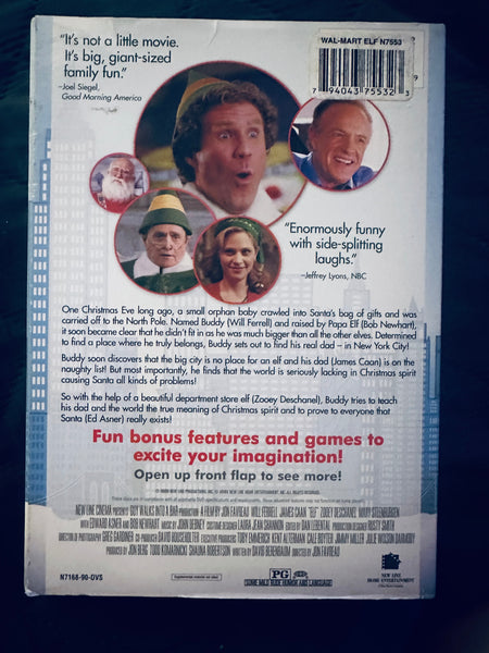 ELF (Will Ferrell) two-disc DVD used – Borderline MUSIC
