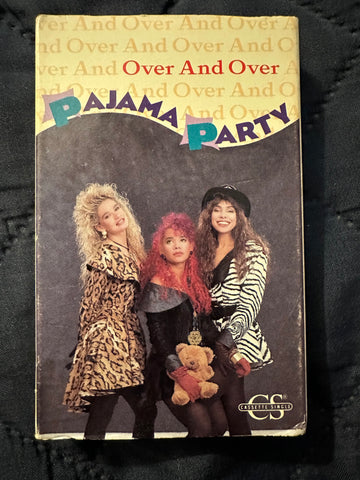 Pajama Party - OVER AND OVER - Cassette Single  - Used