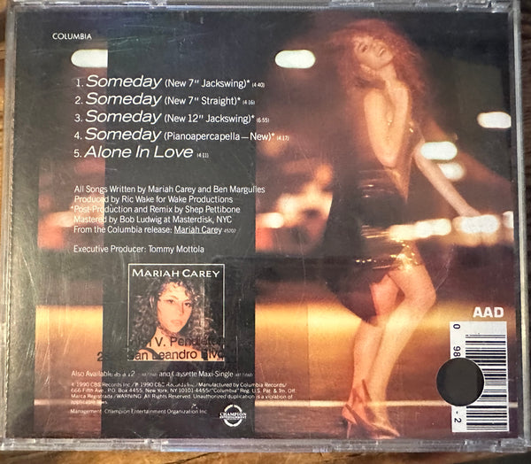 Mariah Carey - Someday (REMIXES) US Maxi-CD Single -- Used