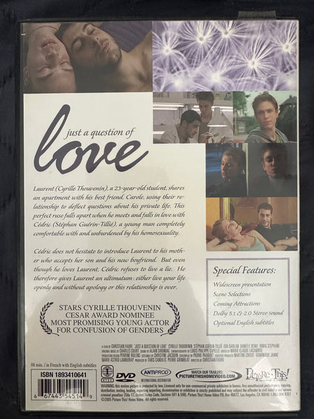 Just A Question Of Love DVD - Used – Borderline MUSIC
