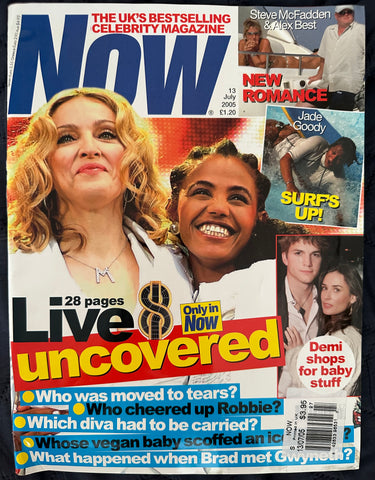 Madonna - NOW -  Live 8 Uncovered UK Magazine 2005