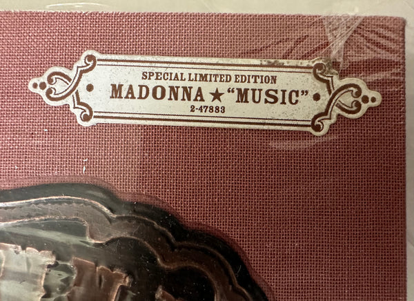 Madonna - Music Limited Edition CD pink Hessian cover - New