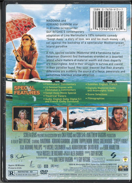 Swept Away - Madonna DVD (Used) – Borderline MUSIC