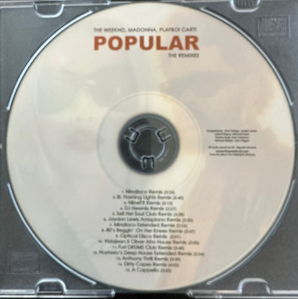 The Weeknd & Madonna ft: Playboi Carti - POPULAR (The