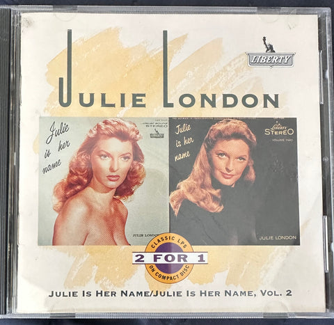 Julie London 2 for 1 Julie Is Her Name Volume 1 &2 CD - Used