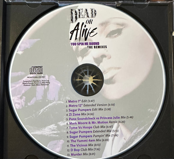 Dead Or Alive - You Spin Me Round (Like A Record) DJ Remix EP CD