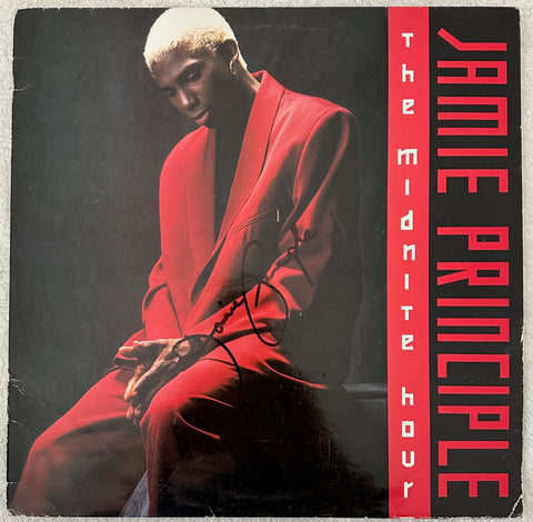 Jamie Principle - Autographed LP Vinyl  THE MIDNIGHT HOUR - Used