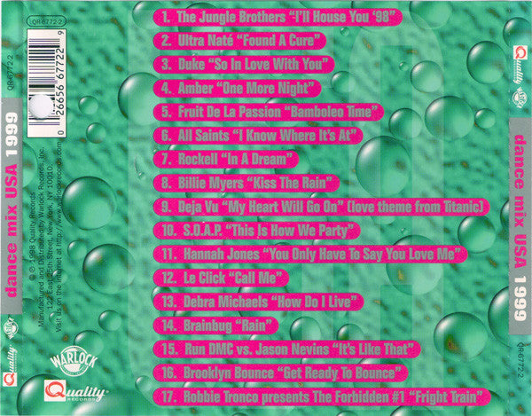 Dance Mix USA 1999 (Various) CD - Used – Borderline MUSIC