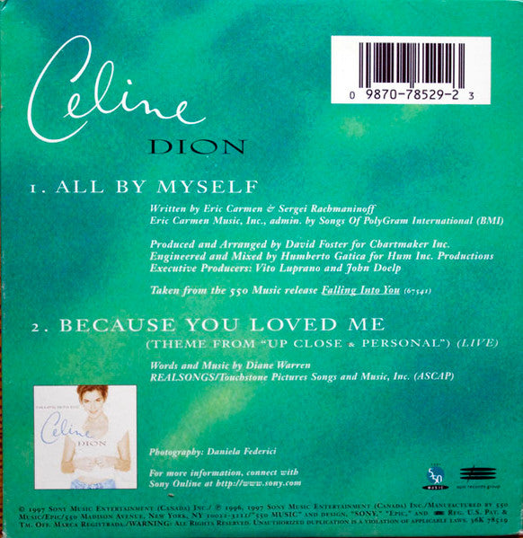 Celine Dion - All By Myself (CD single) Used – Borderline MUSIC