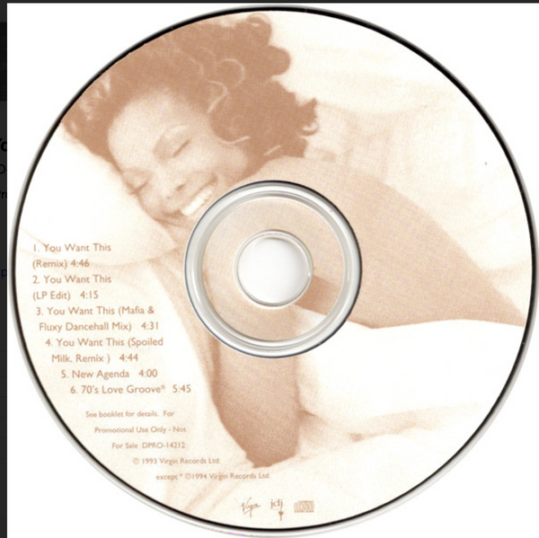 Janet Jackson - You Want This (PROMO Exclusive) CD - Used