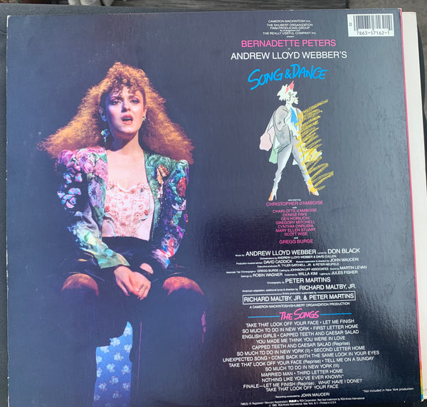 Bernadette Peters- Song & Dance / Now Playing - original LP VINYL