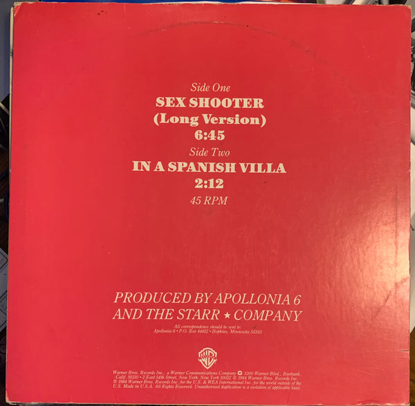 Apollonia 6 (Vanity) - Sex Shooter 12