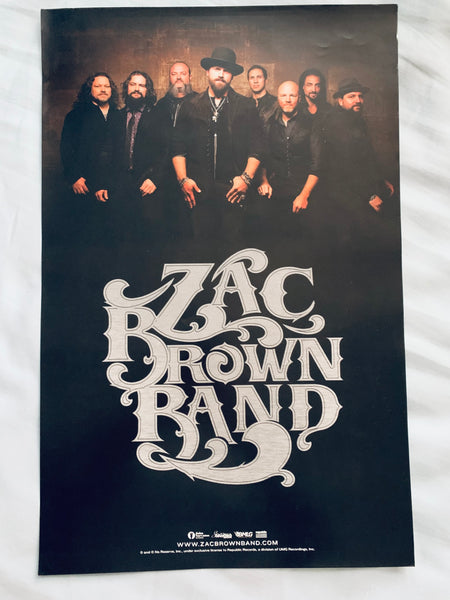 Zac Brown Band - PROMO Poster Jeyll + Hyde 11x17 - official