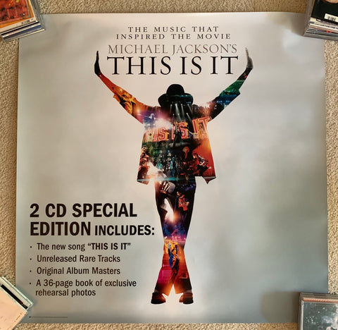 Micheal Jackson - This Is It -- Promotional Large Print/poster 3x3 ft