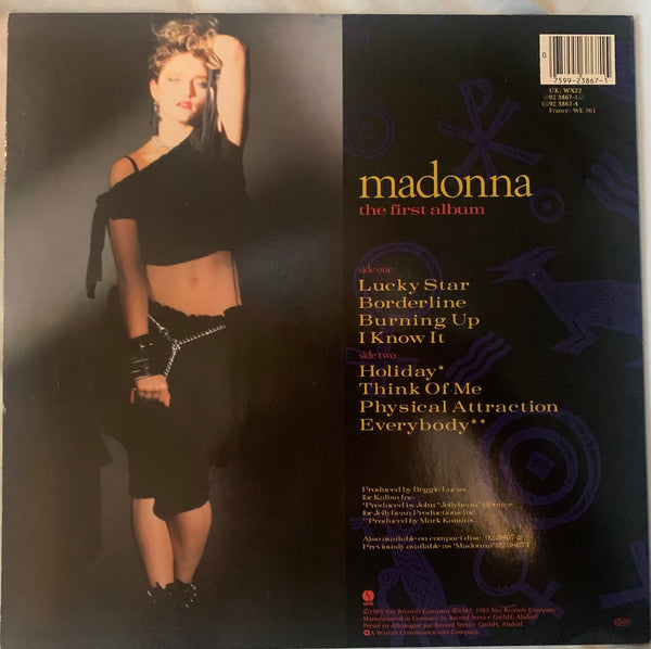 Madonna - The First Album (Import LP) Vinyl - Used – Borderline MUSIC