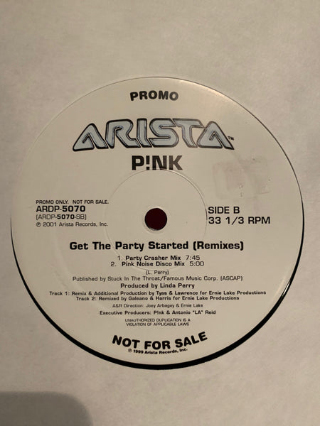 P!NK - Get the party started USA PROMO 12