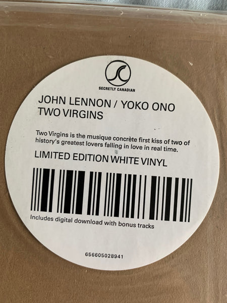 John Lennon / Yoko One - Two Virgins (WHITE VINYL) New
