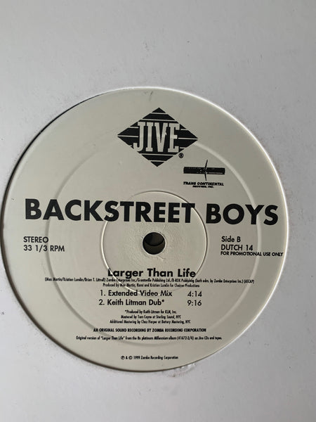 BACKSTREET BOYS - QUIT PLAYING GAMES WITH MY HEART USA 12 VINYL SINGLE  REMIXES