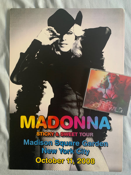 Madonna NYC 2008 Sticky & Sweet Tour Print Madison Square Garden