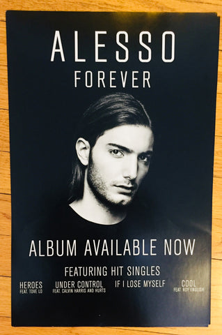 Alesso - FOREVER - Promotional poster 11x17