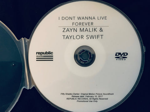 Zayn Malik & Taylor Swift / I Don't Wanna Live Forever DVD promo