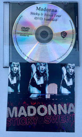 Madonna Sticky & Sweet Promo Promotional DVD Sampler
