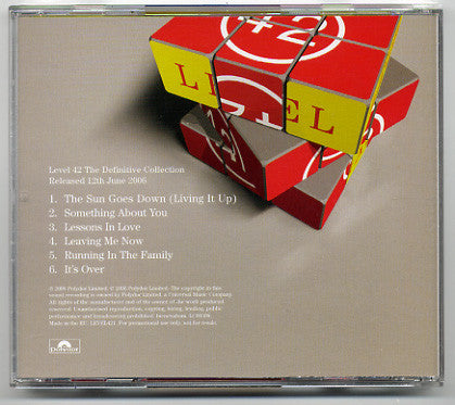 Level 42 - Definitive Collection promo album sampler - Used CD