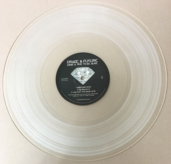 Drake + Future - What a Time to Be Alive Mixtape ''Clear'' Vinyl 2x LP –  borderline MUSIC