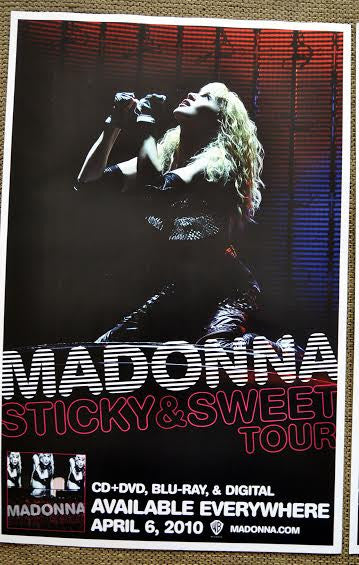 Madonna -Sticky and Sweet Promotional Poster 11x17 – Borderline MUSIC