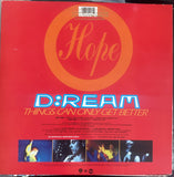 D:REAM - Things Can Only Get Better 12" Single LP Vinyl - Used