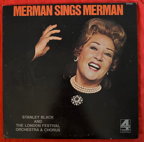 Ethel Merman - Merman Sings Merman with the London Orchestra '72 LP vinyl used