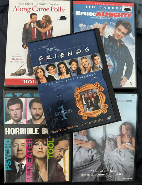 Jennifer Aniston 5 DVD lot - Used (USA Orders ONLY)