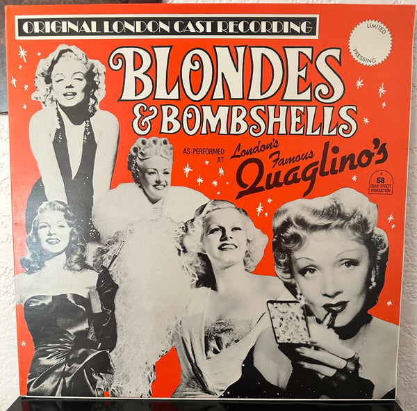 blondes and bombshell London cast recording vinyl