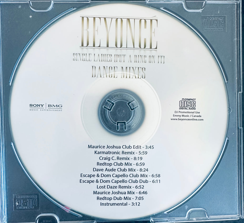 Beyonce - Single Ladies (Put A Ring On It) - Remix CD Single