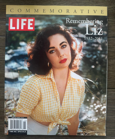Elizabeth Taylor, life magazine, remembering her life. Used like  new.