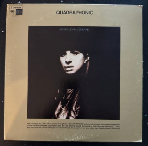 Barbra Streisand - Barbra Joan quadraphonic LP vinyl original