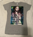 Selena Gomez official T-shirt ''make the stars dance'' women’s Med.