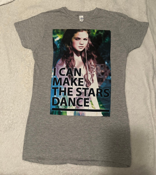 Selena Gomez official T-shirt ''make the stars dance'' women’s Med.