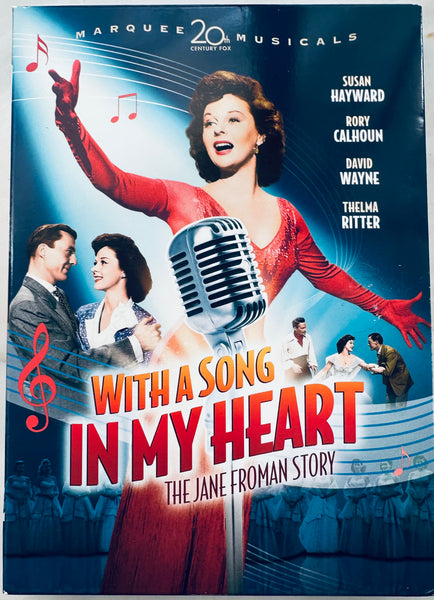 With A Song In My Heart DVD + 4 lobby cards used