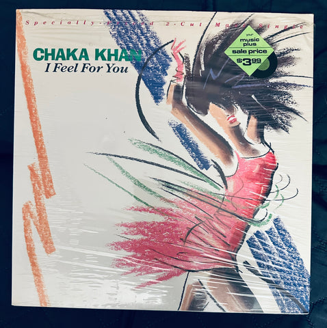 Chaka Khan  I FEEL FOR YOU  - 12" single LP vinyl - Used