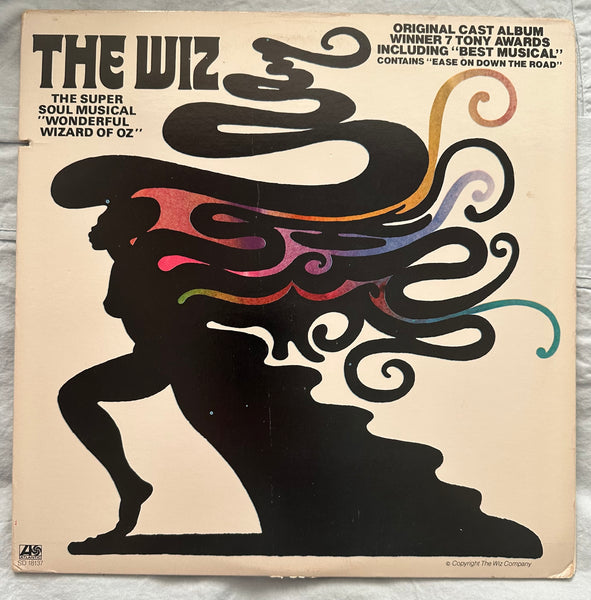 The Wiz original cast recording LP soundtrack vinyl used