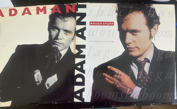 Adam Ant - 2 original 90s 12" Singles Room At The Top  / Rough Stuff LP Vinyl - Used