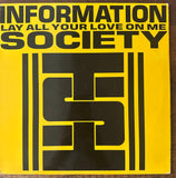 Information Society lay all your love on me 12 inch vinyl