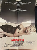 Madonna - Paris Match Magazine with fold out Truth Or Dare Movie poster