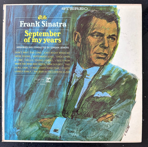 Frank Sinatra vinyl - September Of My Years LP - Used