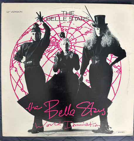 The Belle Stars - world domination 12 inch single LP vinyl use 1986