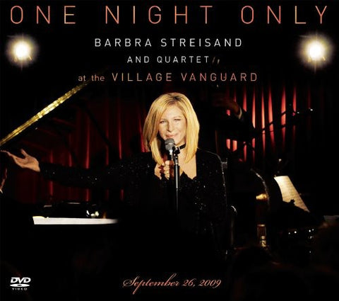 Barbra Streisand -- ONE NIGHT ONLY CD/DVD - Used