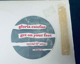 Gloria Estefan 12” single - Get On Your Feet 1989  LP vinyl - used