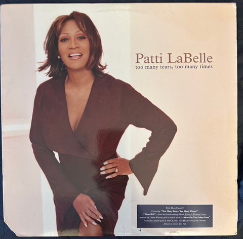 Patti LaBelle too many tears too many times 12 inch vinyl use