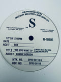 Lonnie Gordon  - Do You Want It (12" Promo test pressing) LP vinyl - Used